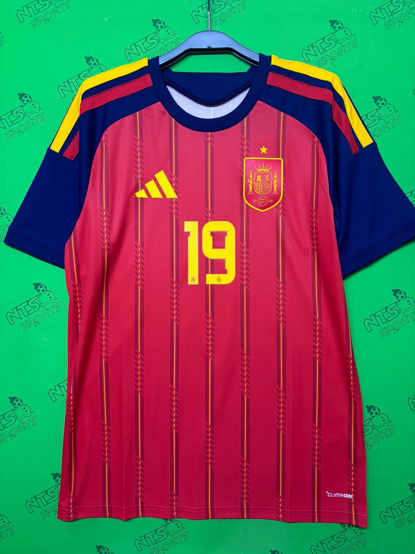 SPAIN 2026 Home Short Sleeve Jersey With Printing 