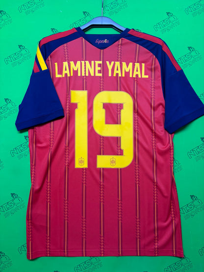 SPAIN 2026 Home Short Sleeve Jersey With Printing 