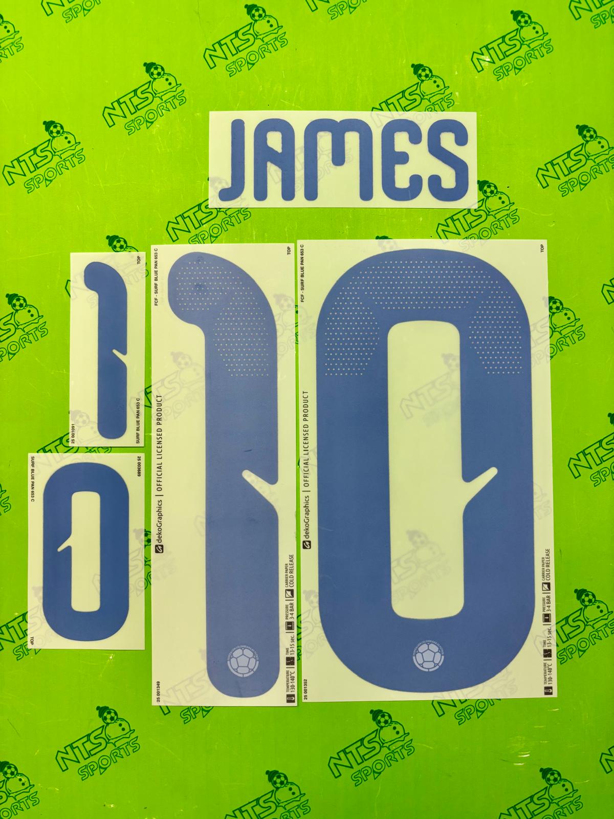 COLOMBIA 2026 Home Short Sleeve Jersey With Printing 