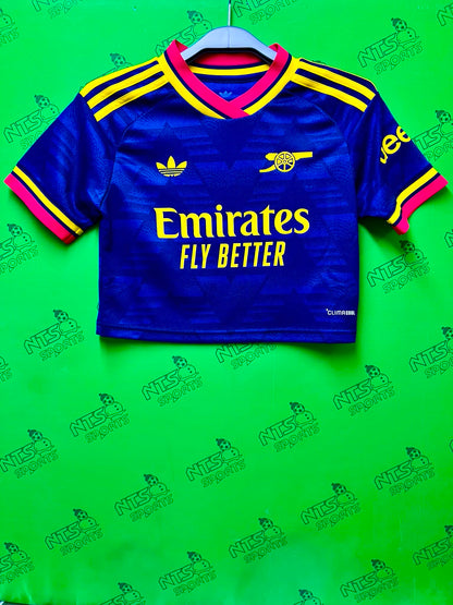 ARSENAL Women 2026/27 Home Cropped Short Sleeve Jersey with EPL printing 