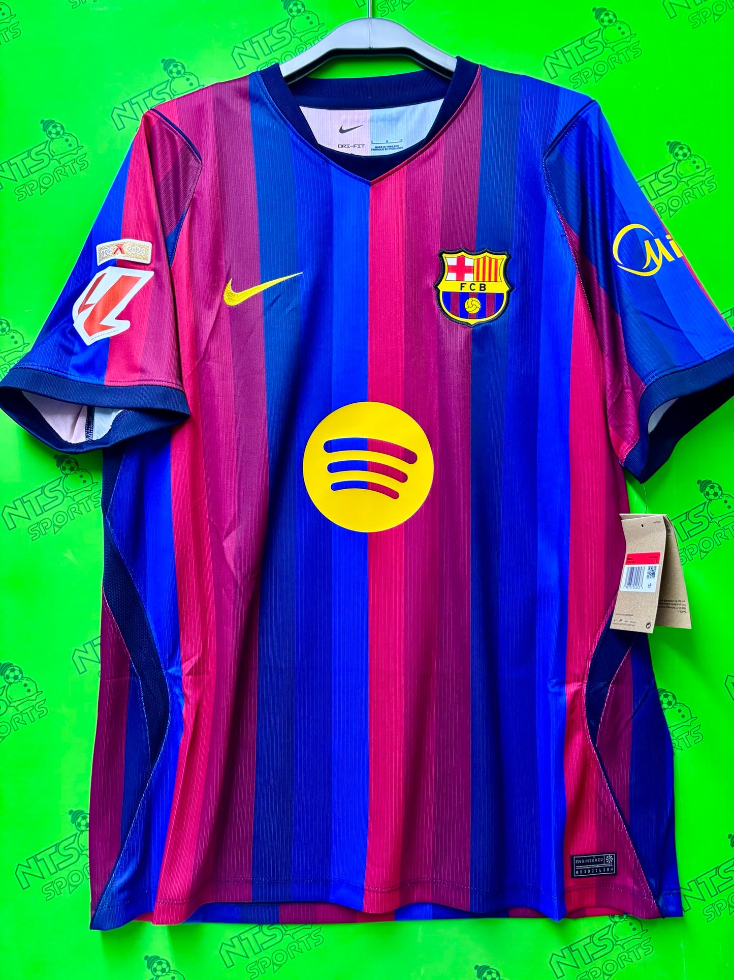 BARCELONA 巴塞隆拿 2026/27 主場球迷版男裝短袖球衣連字章