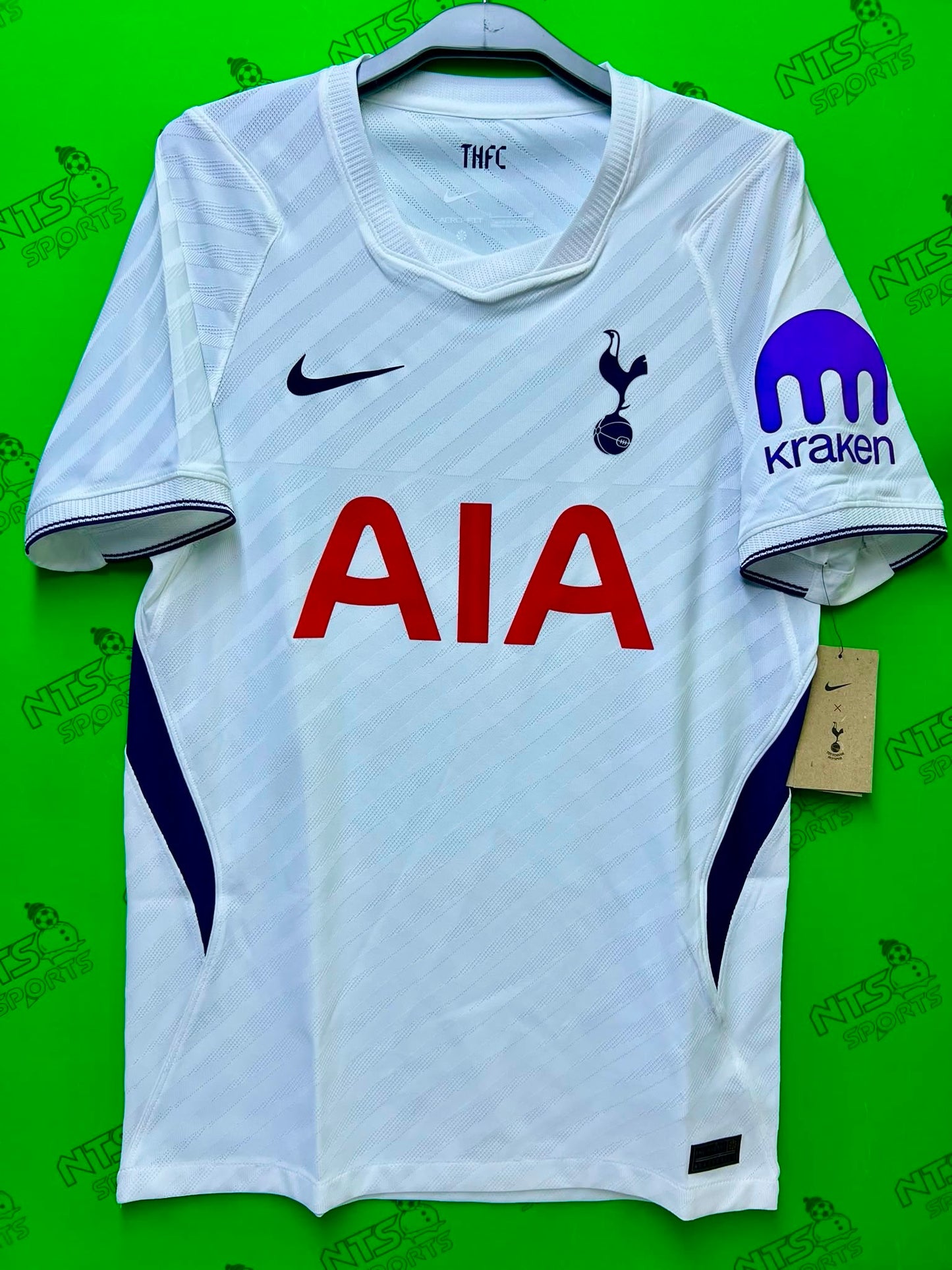 TOTTENHAM HOTSPUR 2026/27 Home Authentic Short Sleeve Jersey With Printing Will Patch