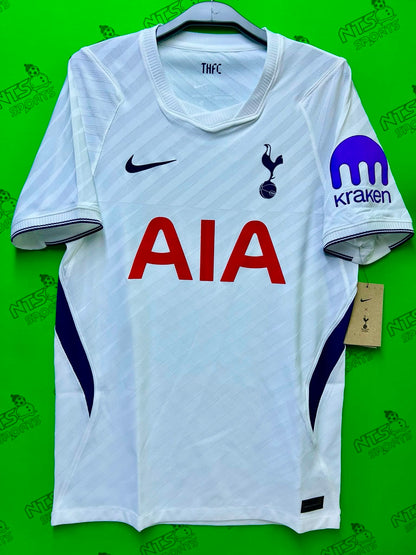 TOTTENHAM HOTSPUR 2026/27 Home Authentic Short Sleeve Jersey With Printing Will Patch