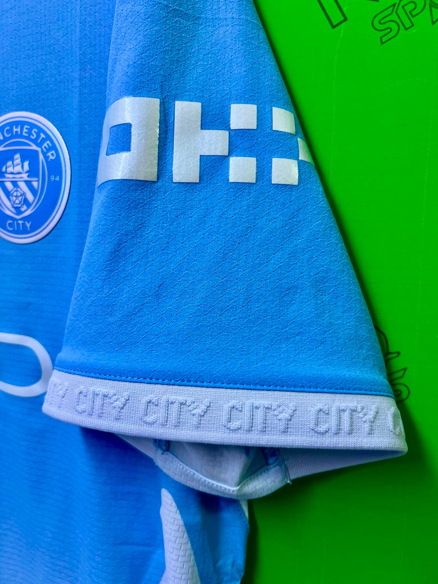 MANCHESTER CITY 曼城 2026/27 主場球員版男裝短袖球衣連印字連章