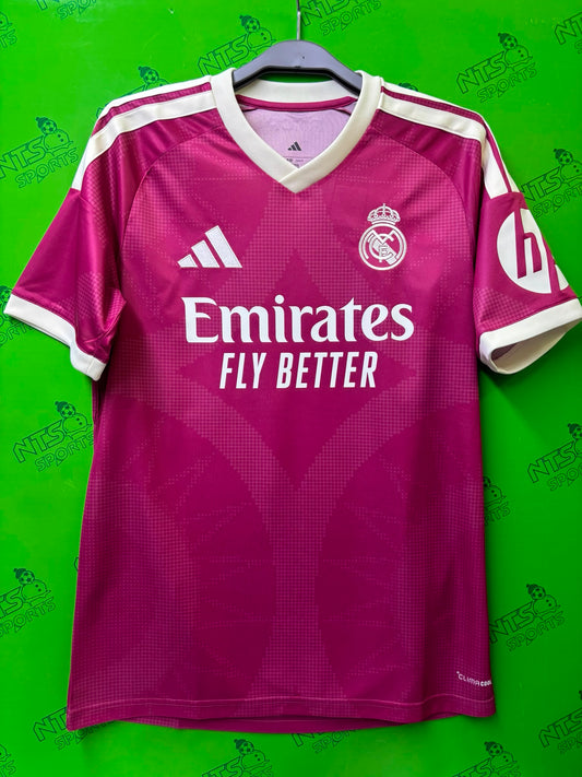 REAL MADRID 皇家馬德里 2026/27 第二作客球迷版男裝短袖球衣連印字連章