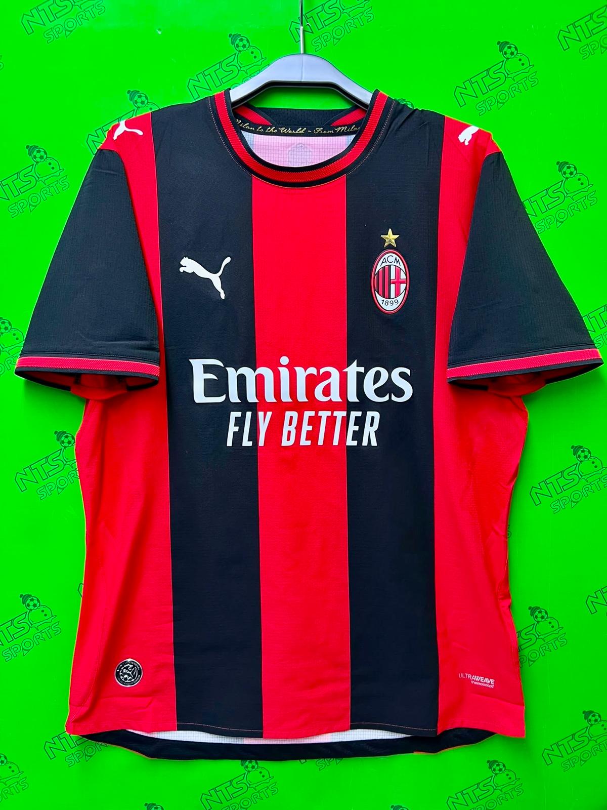 AC MILAN AC米蘭 2026/27 主場球員版男裝短袖球衣連印字連章
