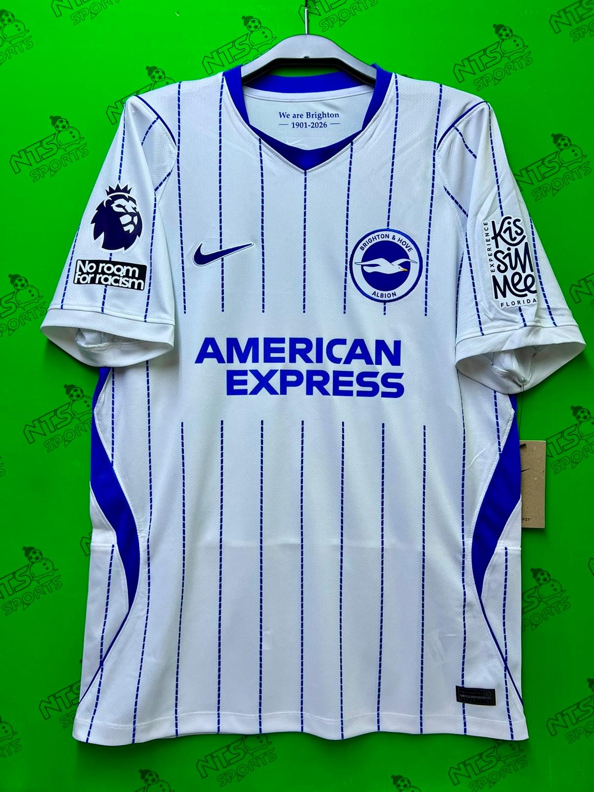 BRIGHTON 白禮頓 2026/27 作客球迷版球衣連英超印字及英超章