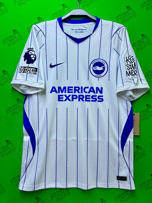 BRIGHTON 白禮頓 2026/27 作客球迷版球衣連英超印字及英超章