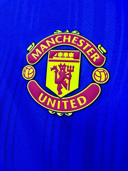 MANCHESTER UNITED 曼聯 2026/27 作客長袖球員版男裝短袖球衣連印字連章