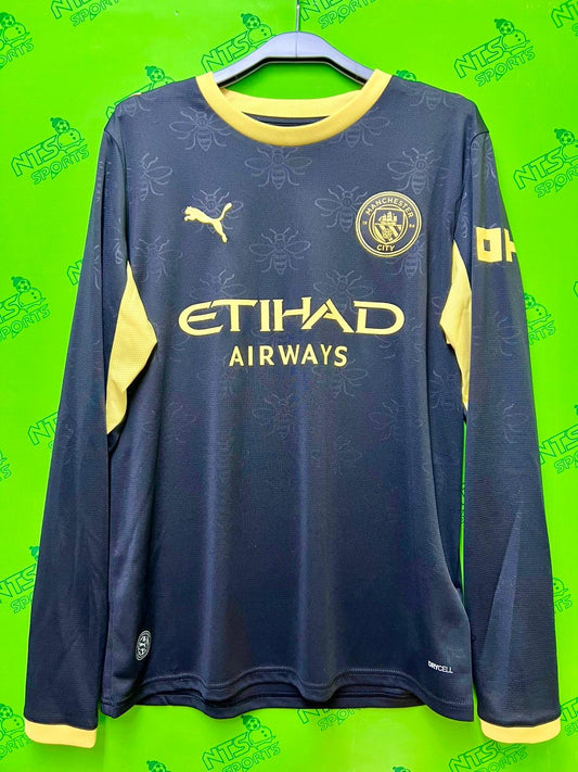 MANCHESTER CITY 曼城 2026/27 作客長袖球迷版球衣連印字連章