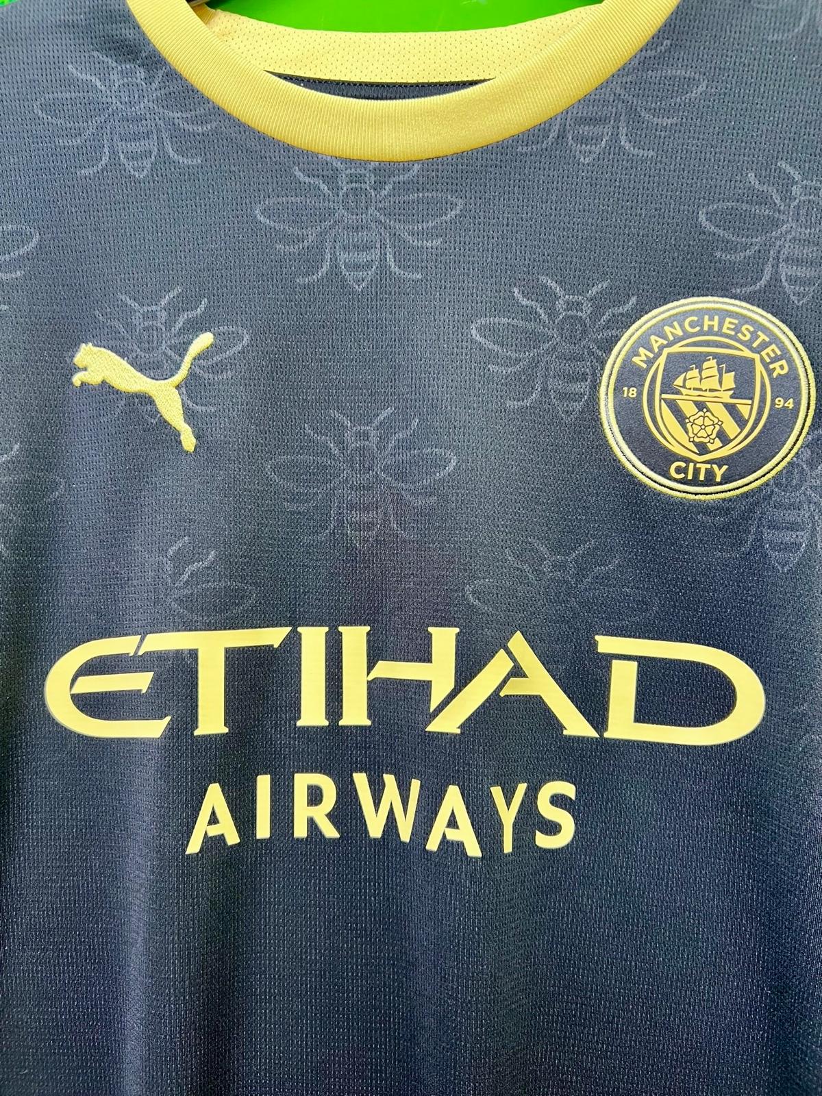 MANCHESTER CITY 曼城 2026/27 作客長袖球迷版球衣連印字連章