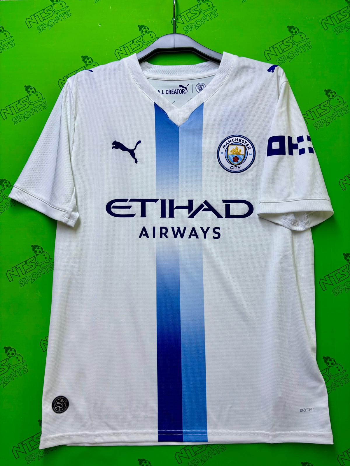 MANCHESTER CITY 曼城 2026/27 第二作客球迷版男裝短袖球衣連印字連章