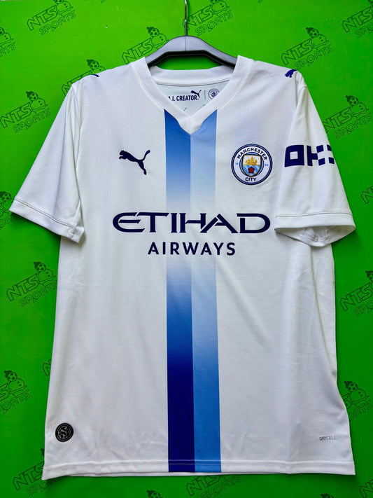 MANCHESTER CITY 曼城 2026/27 第二作客球迷版男裝短袖球衣連印字連章