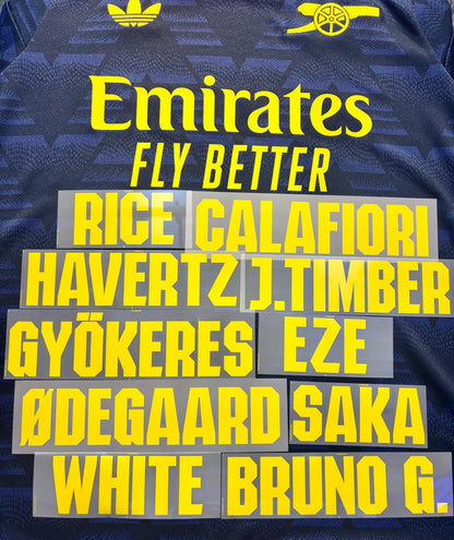 ARSENAL 阿仙奴 2026/27 作客女裝短身短袖球衣連印字