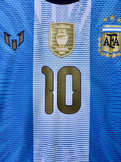ARGENTINA 阿根廷 2026 Messi 告別賽球員版球衣連美洲國家盃金章