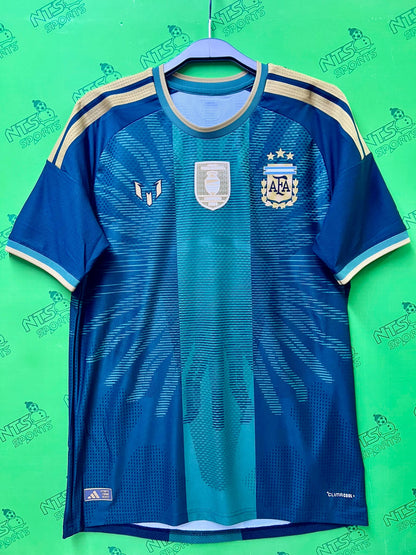 ARGENTINA 阿根廷 2026 Messi 告別賽龍門球衣球員版球衣連 2024 美洲國家盃金章